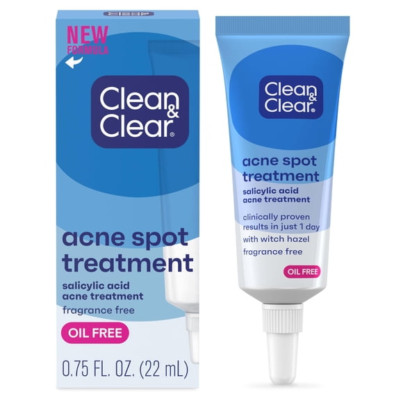 Gel sin aceite Clean & Clear para tratamiento de manchas de acné, 22 ml