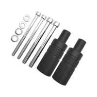 Ioensy - Soporte De Montaje De Guardabarros Para Faros De Motocicleta, Aluminio Resistente Multifuncional, 1 Juego