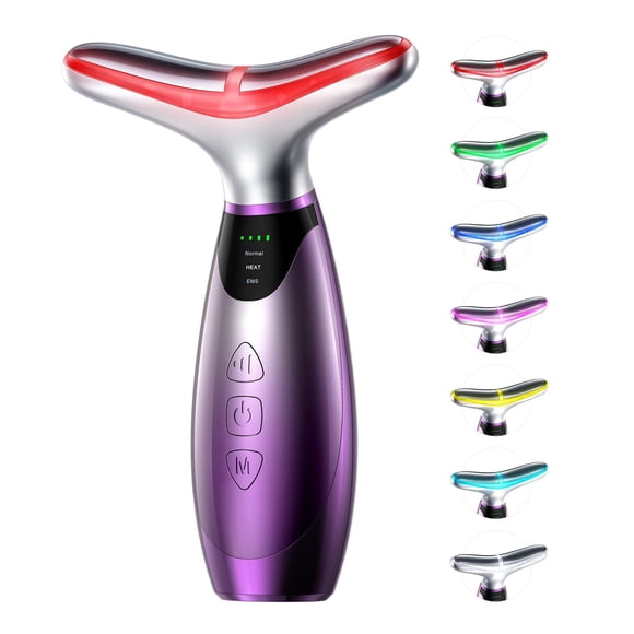 Masajeador facial Pedete 7 colores con terapia de luz roja