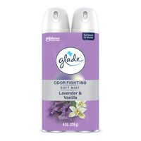 Spray Ambientador Glade Room, Lavanda Y Vainilla, 240 Ml, Paquete De 2