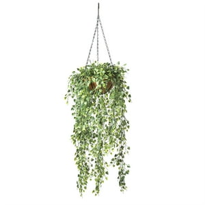 Green Element - Planta Artificial Helecho Colgante Sara 110 Cm, Con Filtro Uv