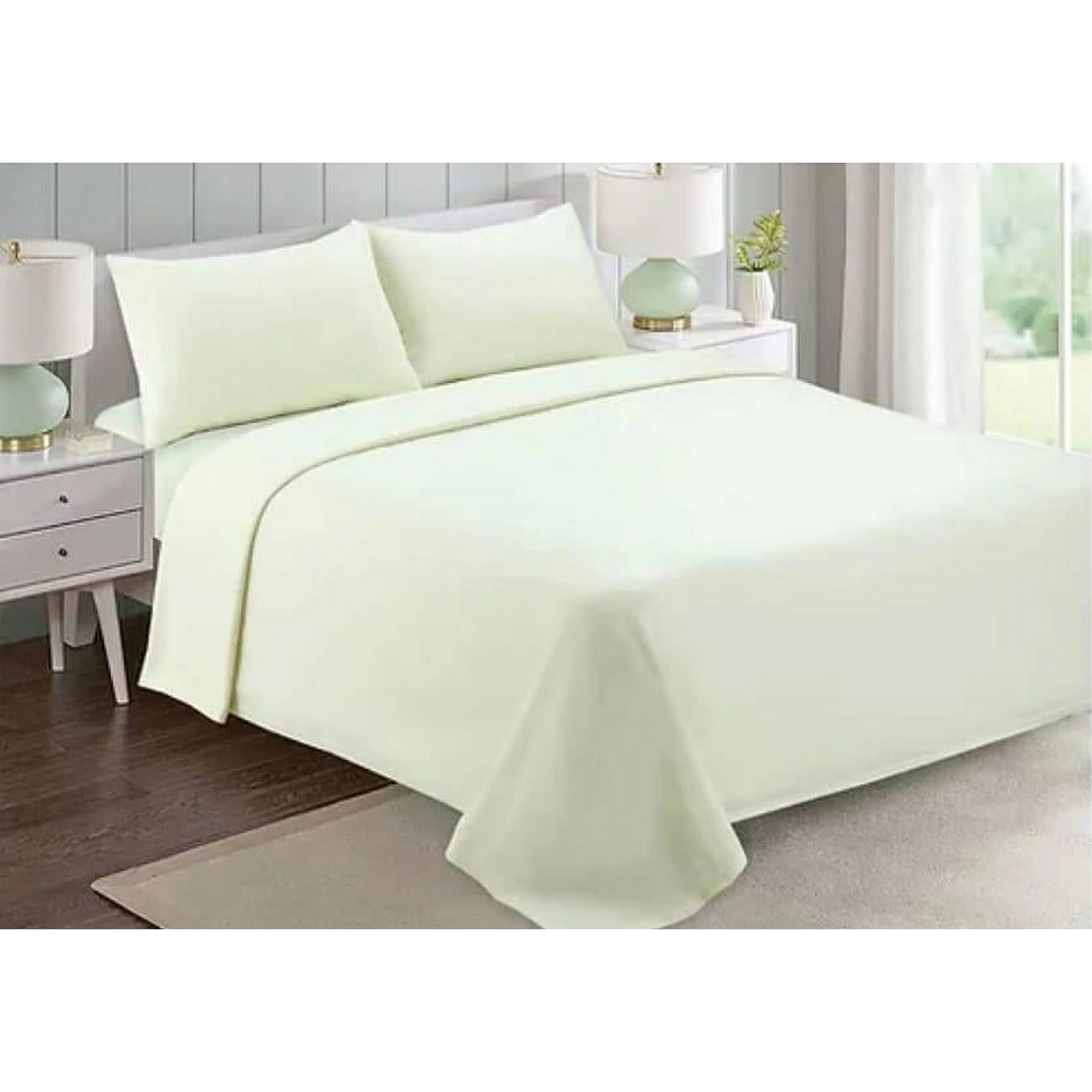 Genérico - Juego De Sábanas Polar Invierno 1.5 Plazas - Blanco