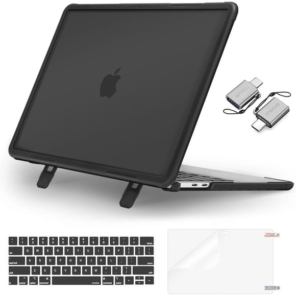 Funda MOSISO MacBook Pro 13 M2 M1 A2338 A2289 Negra