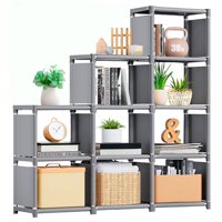 Estantería Multiuso Decoteam 9 Compartimientos 123X27X125Cm