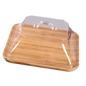 Bothyi - Soporte Para Tartas De Mesa, Decorativo, Para Galletas, Tartas, Queso, Tartas, Aperitivos, Cuadrado