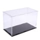 thumbnail image 3 of Pantalla de acrílico Caja a mano transparente a prueba de polvo Base negra 36x24x17cm, 3 of 5
