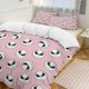 thumbnail image 1 of Pale Pink The Nightmare Before Christmas Comforter Set Soft 3 Pcs Twin Bedding Sets Thicken for All Season, 1 of 5