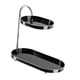 thumbnail image 1 of Organizador De Baño De 2 Niveles, Soporte Para Cosméticos Para Exhibir Artículos De Tocador, Color Negro Y Plateado, 1 of 3