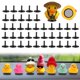 thumbnail image 1 of Soporte de goma para patos YIBEICO Flock Locker para Jeep Dash (40 unidades), 1 of 8