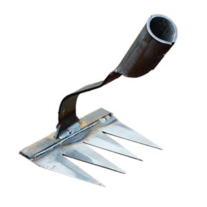 Magideal - Rastrillo De Mano De Jardín Herramientas De Deshierbe De Jardín Cultivador De Deshierbe De Jardín Aflojamiento Del Suelo Rastrillo De Nivelación De Cé 4 Dientes