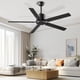 thumbnail image 2 of Ventilador de techo Obabala 107 cm sin luz negro 6 velocidades, 2 of 7