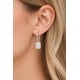 thumbnail image 2 of Aros de plata con la letra "E" colgante, 2 of 2