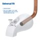 thumbnail image 4 of Grifo universal para bañera Plumb Pak con desviador, cromo, 4 of 7