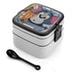 thumbnail image 1 of Tom y Jerry Fiambrera de Doble Capa, Contenedor de Almuerzo Portátil Apilable, Almacenamiento de Alimentos Hermético a Prueba de Fugas, 1000ml, 1 of 6