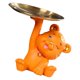 thumbnail image 4 of Titular De La Llave De La Estatua De Los Tigres Decoración Del Hogar Para La Mesa De Café Adornos Coleccionables Naranja, 4 of 5