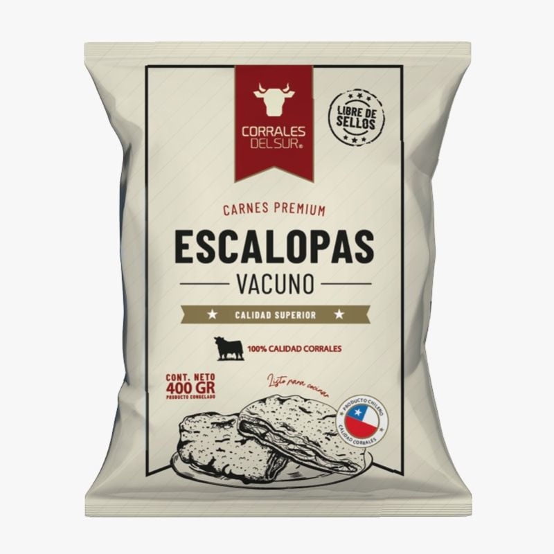 Escalopas De Vacuno 400 g Corrales del Sur