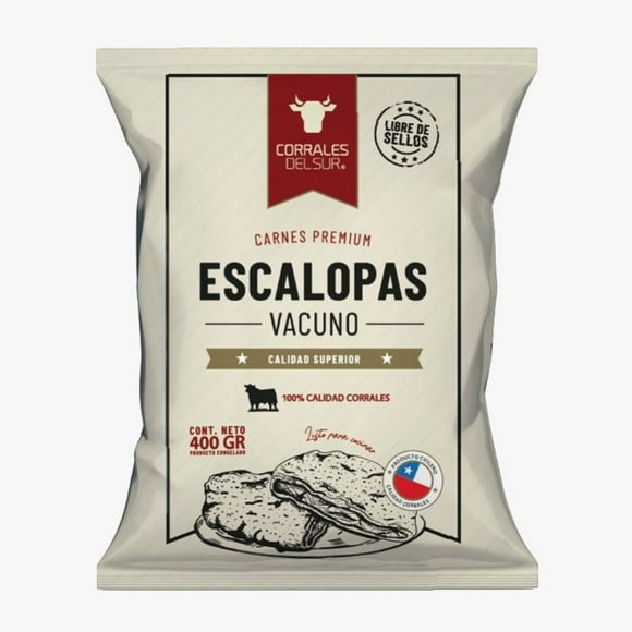 Escalopa de Vacuno Congelada, 400 g