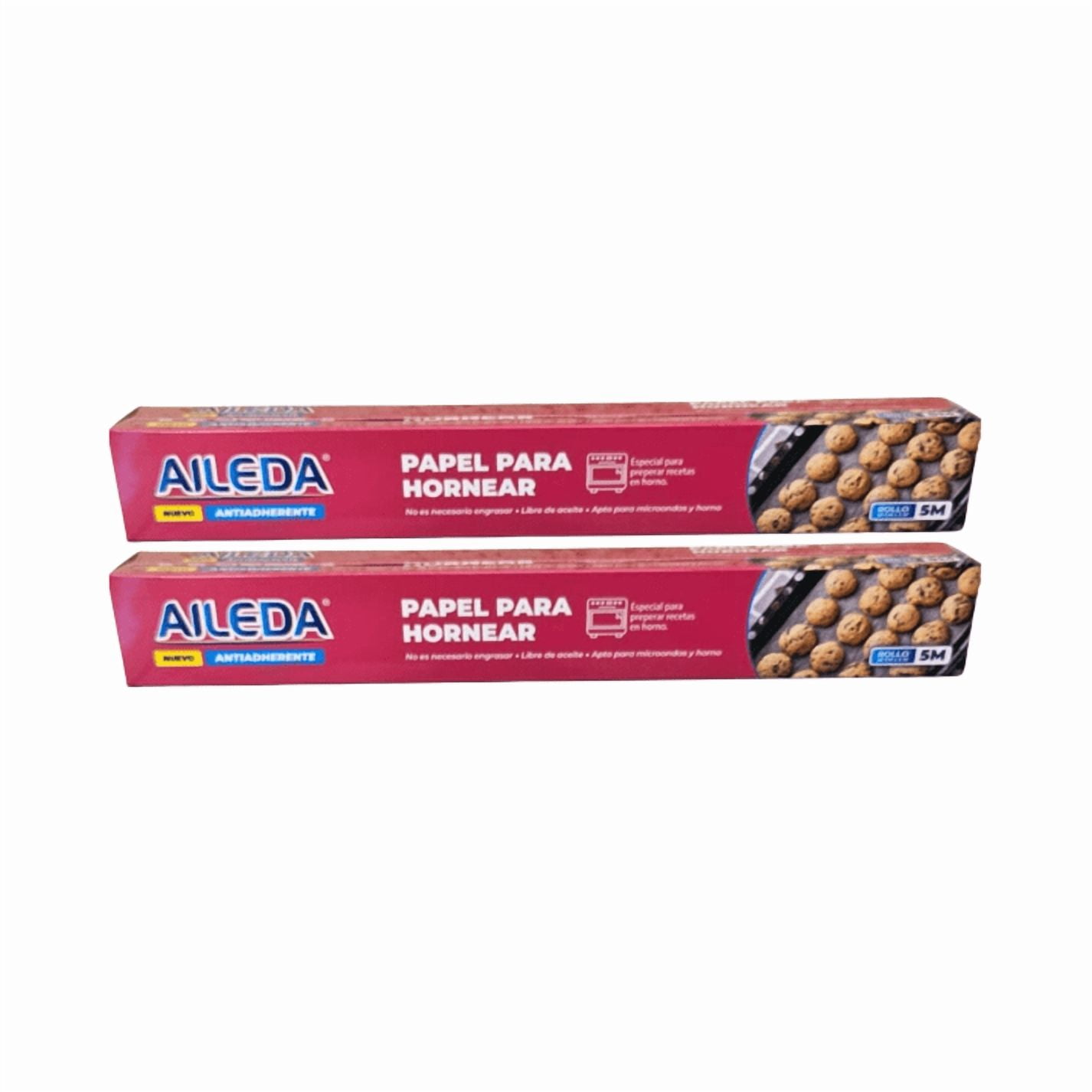 Pack 2 Papel Para Hornear Aileda 5m Antiadherente
