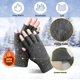 thumbnail image 2 of Guantes Evridwear, térmicos para invierno, con pantalla táctil, sin dedos, 3 pares, 2 of 7