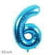 thumbnail image 2 of Set De Globos 11 Piezas Azul Para Fiesta De 6º Cumpleaños, 2 of 5