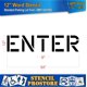 thumbnail image 2 of Plantilla Stencil ProStore 30 cm ENTER de uso ligero, 2 of 4