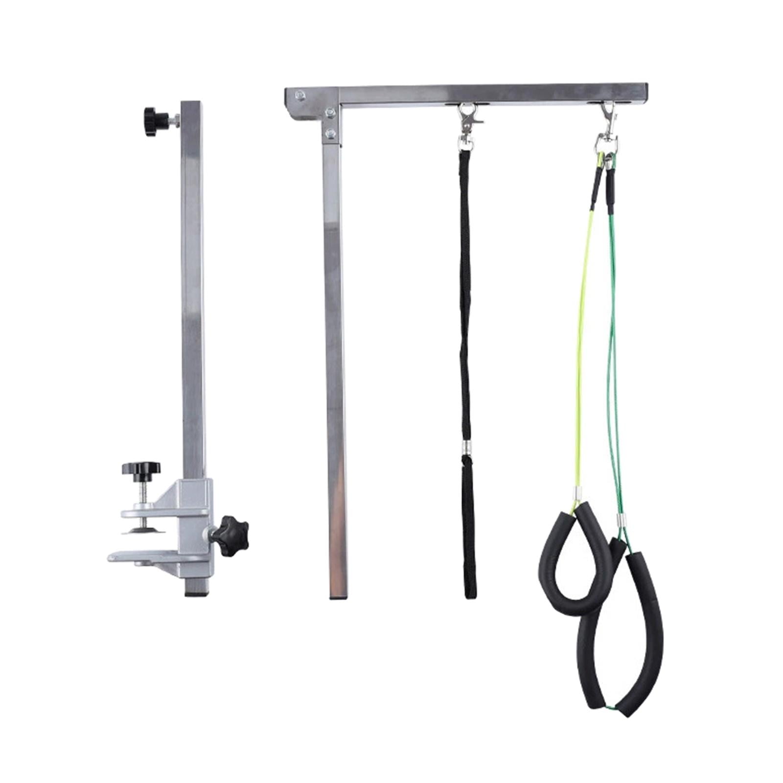 Magideal - Soporte De Mesa De Aseo Para Mascotas, Herramienta De Brazo Plegable Con Cuerda De Sujeción, Suministros Portátiles Universales Para Mascotas, Colgado