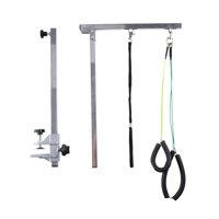 Magideal - Soporte De Mesa De Aseo Para Mascotas, Herramienta De Brazo Plegable Con Cuerda De Sujeción, Suministros Portátiles Universales Para Mascotas, Colgado