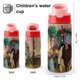 thumbnail image 2 of Los TocadosBotella de Agua con Tapa Pop Top de Un Toque, Acero Inoxidable, a Prueba de Fugas, para Deportes, Botella Infantil rosa 12 oz, 2 of 6