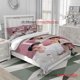 thumbnail image 1 of 3pcs Song Kang White Clothes Pink Fashion Pattern Three-Piece Set Soft and Comfortable Bedding Set, 1 of 5