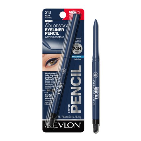 Delineador De Ojos Revlon Colorstay Pencil Waterproof 213 Navy 0.3 Ml