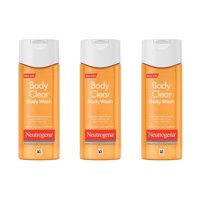 Gel De Baño Neutrogena Body Clear Acne Con 2% De Ácido Salicílico 250 Ml X3