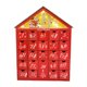thumbnail image 1 of Classic Christmas Red Wooden Advent Cobredown Calendario 24 Cajones 15 "H, 1 of 5