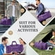thumbnail image 2 of Bolsa de lona Gonex, 50 L, ampliable para viajes, color morado, 2 of 3