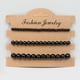 thumbnail image 1 of 3pcs/set Colorful Natural Stone Beads Bracelets - Stretchable Bangle Jewelry Gift for Women, 1 of 5