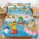 thumbnail image 2 of Comforter Set Queen Size Pokemon Island Time Set with 2 Pillowcases for All SeasonsBedding Set 3pcs for Kids Boys Girls Bedroom Decor Bed Sheets, 2 of 5