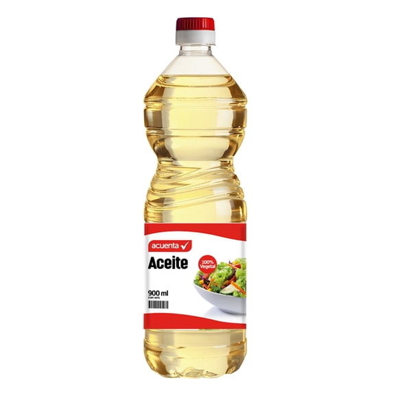 Aceite Vegetal Botella, 900 ml