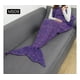 thumbnail image 2 of Manta tipo Cola de Sirena Morado, 2 of 2
