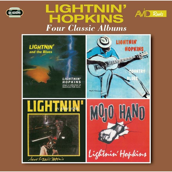 Álbum de Música Avid Cuatro Álbumes Clásicos Lightnin Hopkins