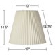 thumbnail image 4 of Pantalla de lámpara Springcrest marfil plisada campana 25x43x37 cm, 4 of 6