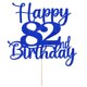 thumbnail image 2 of Decoración para tartas Kaonela con el feliz cumpleaños de 82 años, 2 of 8