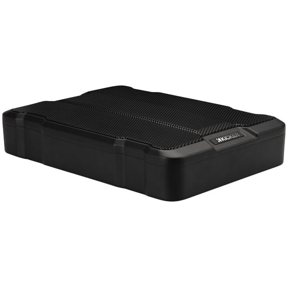 Subwoofer compacto con alimentación KICKER 51HS12 Hideaway de 12 pulgadas