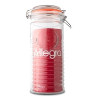 Frasco Vidrio Allegra Tapa Clip 1400Ml Transparente Contenedor