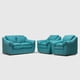 thumbnail image 1 of Juego De Living Galicia 2, 1 Y 1 Cuerpos Turquesa, 1 of 5