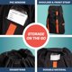 thumbnail image 5 of Bolsa de viaje para cochecito Bramble de 120 cm, impermeable, negra, 5 of 9