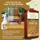thumbnail image 4 of Kit Para Cuidado De Teca Limpiador 946 Ml Abrillantador Y Aceite, 4 of 8