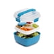 thumbnail image 1 of Fiambrera Goodful Bento apilable, 1650 ml, azul, 1 of 7