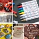 thumbnail image 3 of Rotuladores De Pintura 8 Colores A Base De Aceite Impermeables, 3 of 7