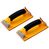 Ioensy - Lijadora Manual De 2 Piezas, Estante De Arena Portátil Para Muebles, Acabado De Lijado Manual, Mango Negro