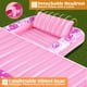 thumbnail image 5 of Tumbona inflable para broncearse para piscina Float Sloosh XL, color rosa, 85 x 57 cm, 5 of 9