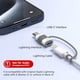 thumbnail image 3 of Paquete de 4 adaptadores Lightning a USB C para iPhone y Samsung, 3 of 8